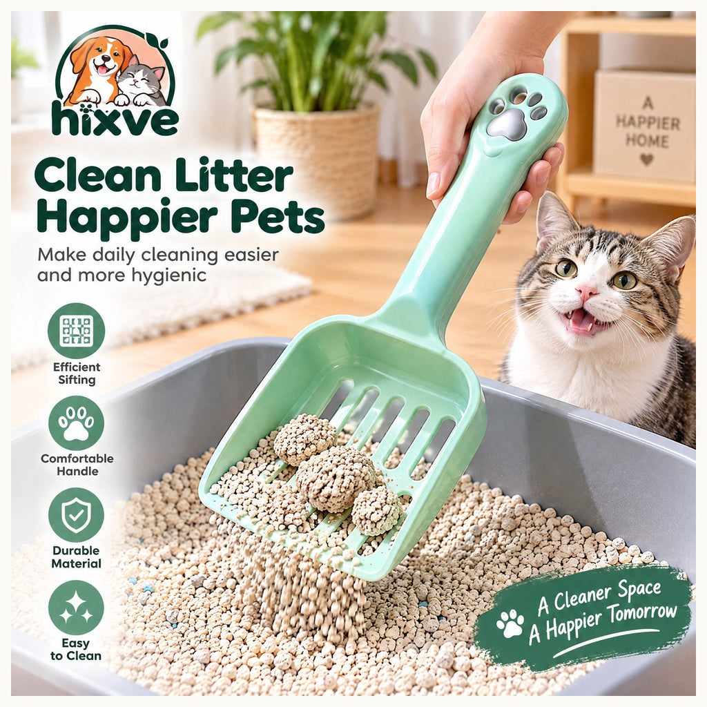 Mint Green Cat Litter Scoop image 1
