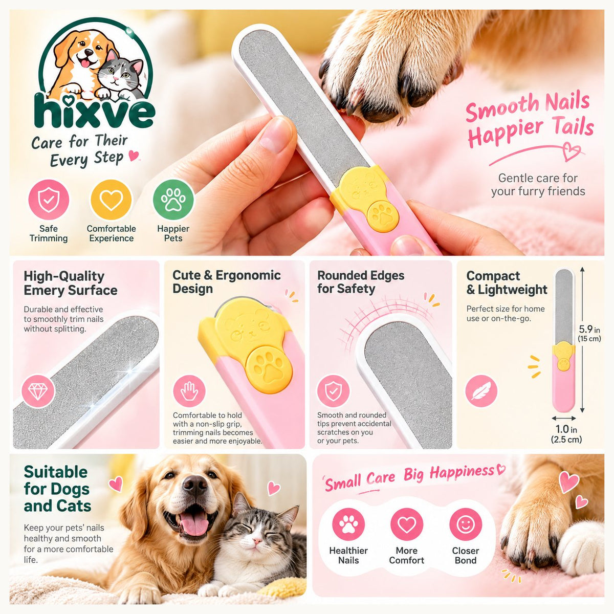 Pastel Pet Nail File image 2