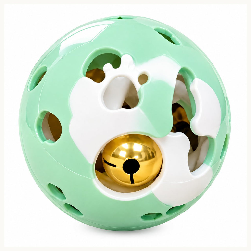 Mint Green Cat Bell Play Ball image 4